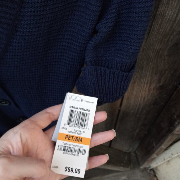 NWT Short Sleeved Belted Button Detail Cardigan Old Money Academia Career Preppy - Picture 10 of 13